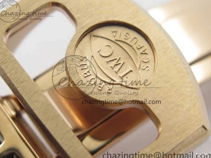 MIROTIME 0409 Compact Portugieser Perpetual Calendar IW503302 RG V9F 1:1 Best Edition White Dial on Brown Leather Strap A 7113